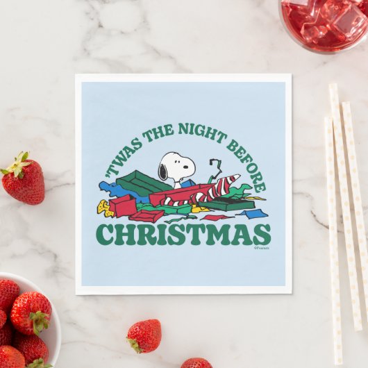 Peanuts | Snoopy 'Twas de nacht voor Kerstmis Servet (Insitu)
