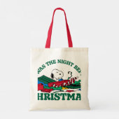 Peanuts | Snoopy 'Twas de nacht voor Kerstmis Tote Bag (Achterkant)