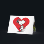 Peanuts | Snoopy Valentijnsdag Wandeling Feestdagen Kaart<br><div class="desc">Bekijk deze leuke Peanuts Valentijnsdag kaart met Snoopy. Personaliseer met je bericht en foto.</div>