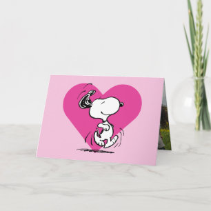 Peanuts Snoopy Valentijnsdag Wandeltocht Feestdagen Kaart