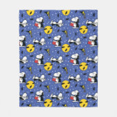 Peanuts | Snoopy Vampire Pattern Fleece Deken (Voorkant)