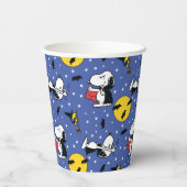 Peanuts | Snoopy Vampire Pattern Papieren Bekers (Achterkant)