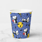 Peanuts | Snoopy Vampire Pattern Papieren Bekers (Links)