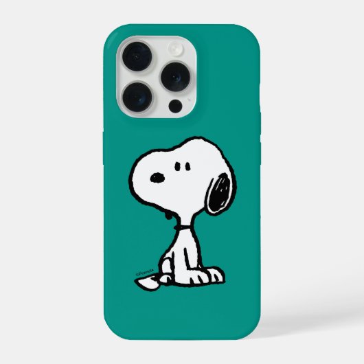 Peanuts | Snoopy verandert iPhone Hoesje (Achterkant)