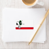 Peanuts | Snoopy voor de feestdagen cadeaubijsluit Etiket (Insitu)