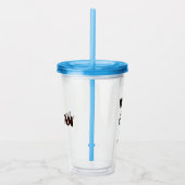 Peanuts | Snoopy vraagt zich af waarom? Acryl Drinkbeker (Rechts)