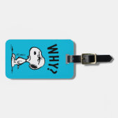 Peanuts | Snoopy vraagt zich af waarom? Bagagelabel (Voorkant horizontaal)
