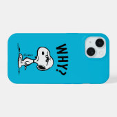 Peanuts | Snoopy vraagt zich af waarom? iPhone 15 Case (Achterkant horizontaal)