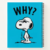 Peanuts | Snoopy vraagt zich af waarom? Notitieboek (Achterkant)