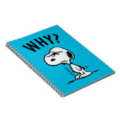 Peanuts | Snoopy vraagt zich af waarom? Notitieboek (Rechterzijde)