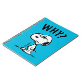 Peanuts | Snoopy vraagt zich af waarom? Notitieboek (Linkerzijde)