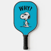 Peanuts | Snoopy vraagt zich af waarom? Pickleball Paddle (Voorkant)
