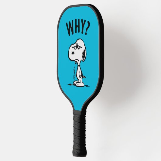 Peanuts | Snoopy vraagt zich af waarom? Pickleball Paddle (Links)