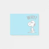 Peanuts | Snoopy vraagt zich af waarom? Post-it® Notes (Voorkant)