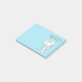 Peanuts | Snoopy vraagt zich af waarom? Post-it® Notes (Schuin)