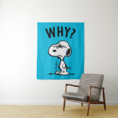 Peanuts | Snoopy vraagt zich af waarom? Wandkleed (In situ)