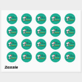 Peanuts | Snoopy & Vrienden Winter Ronde Sticker (Vel)