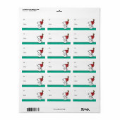 Peanuts | Snoopy Winter Beanie Pet Gift Label (Full Sheet)