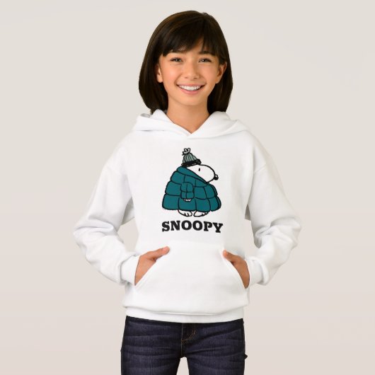 Peanuts | Snoopy Winter Puffer Jas (Voorkant volledig)