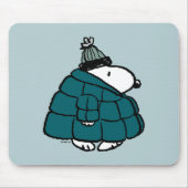 Peanuts | Snoopy Winter Puffer Jas Muismat (Voorkant)