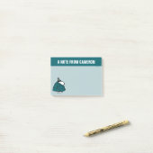 Peanuts | Snoopy Winter Puffer Jas Post-it® Notes (Op bureau)