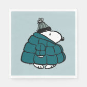 Peanuts | Snoopy Winter Puffer Jas Servet (Voorkant)