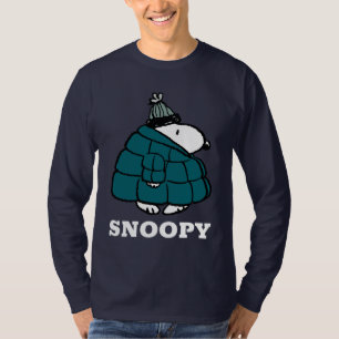 Peanuts   Snoopy Winter Puffer Jas T-shirt