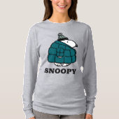 Peanuts | Snoopy Winter Puffer Jas T-shirt (Voorkant)