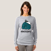 Peanuts | Snoopy Winter Puffer Jas T-shirt (Voorkant volledig)