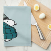 Peanuts | Snoopy Winter Puffer Jas Theedoek (Quarter Fold)