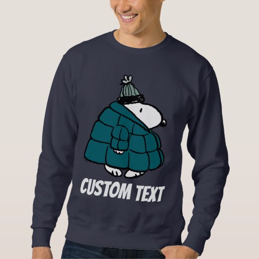 Peanuts | Snoopy Winter Puffer Jas Trui (Voorkant)