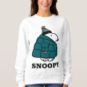 Peanuts | Snoopy Winter Puffer Jas Trui (Voorkant)
