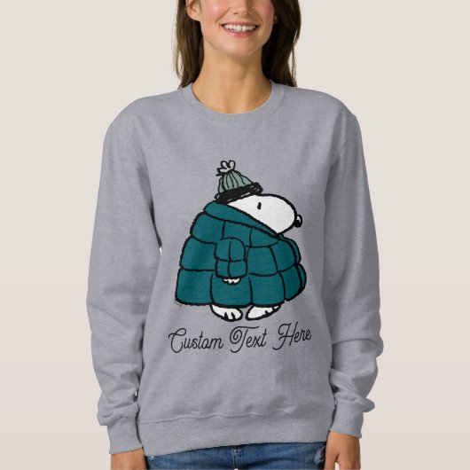 Peanuts | Snoopy Winter Puffer Jas Trui (Voorkant)