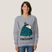 Peanuts | Snoopy Winter Puffer Jas Trui (Voorkant volledig)