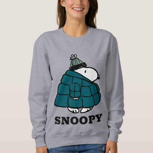 Peanuts | Snoopy Winter Puffer Jas Trui (Voorkant)