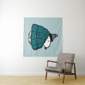 Peanuts | Snoopy Winter Puffer Jas Wandkleed (In Situ (horizontaal))