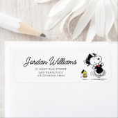 Peanuts | Snoopy & Woodstock Afstuderen Etiket (Insitu)