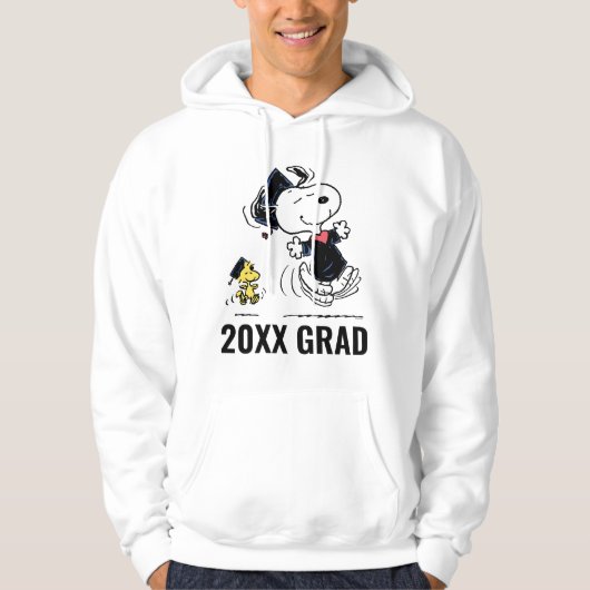 Peanuts | Snoopy & Woodstock Afstuderen Hoodie (Voorkant)