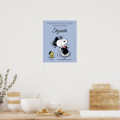 Peanuts | Snoopy & Woodstock Afstuderen Poster (Keuken)