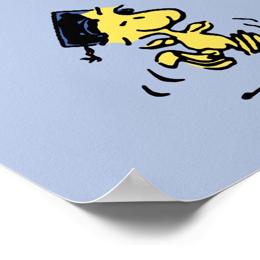 Peanuts | Snoopy & Woodstock Afstuderen Poster (Hoek)