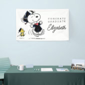 Peanuts | Snoopy & Woodstock Afstuderen Spandoek (Beurs)