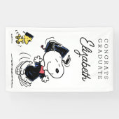 Peanuts | Snoopy & Woodstock Afstuderen Spandoek (Horizontaal)