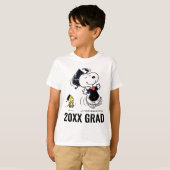 Peanuts | Snoopy & Woodstock Afstuderen T-shirt (Voorkant volledig)