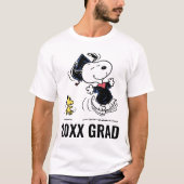 Peanuts | Snoopy & Woodstock Afstuderen T-shirt (Voorkant)