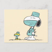 Peanuts | Snoopy & Woodstock Artsen Briefkaart (Voorkant)