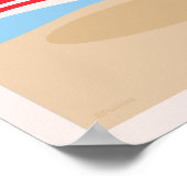 Peanuts | Snoopy & Woodstock Au Bord De La Mer Poster (Hoek)