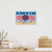 Peanuts | Snoopy & Woodstock Au Bord De La Mer Poster (Keuken)