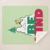 Peanuts | Snoopy & Woodstock Be Kind Sherpa Deken (Voorkant (horizontaal))