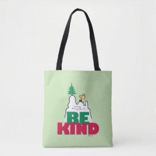 Peanuts   Snoopy & Woodstock Be Kind Tote Bag