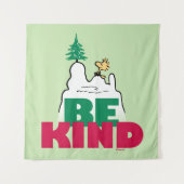 Peanuts | Snoopy & Woodstock Be Kind Wandkleed (Voorkant)